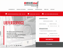 Tablet Screenshot of driveme-autovermietung.de
